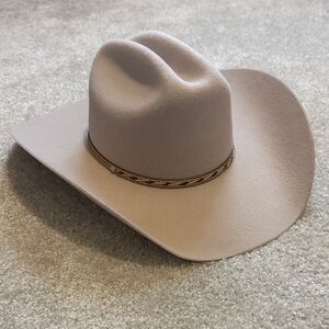 Justin Boots Light Tan Cowboy Hat with Braided Band